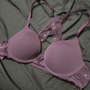 Dobreva razorback purple bra